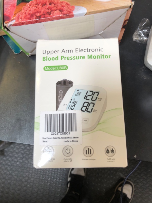 Photo 2 of Blood Pressure Monitor-HOLFENRY Blood Pressure Monitors for Home use, Accurate Upper Arm Automatic Digital BP Machine with 9-17inches Blood Pressure Cuff and AAA Batteries