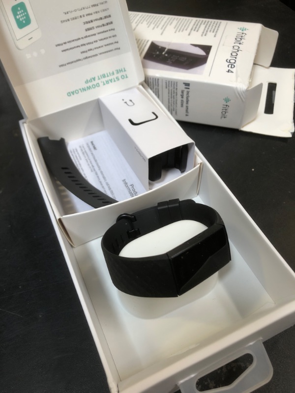 Photo 3 of Fitbit Charge 4 Black Advanced Fitness Tracker