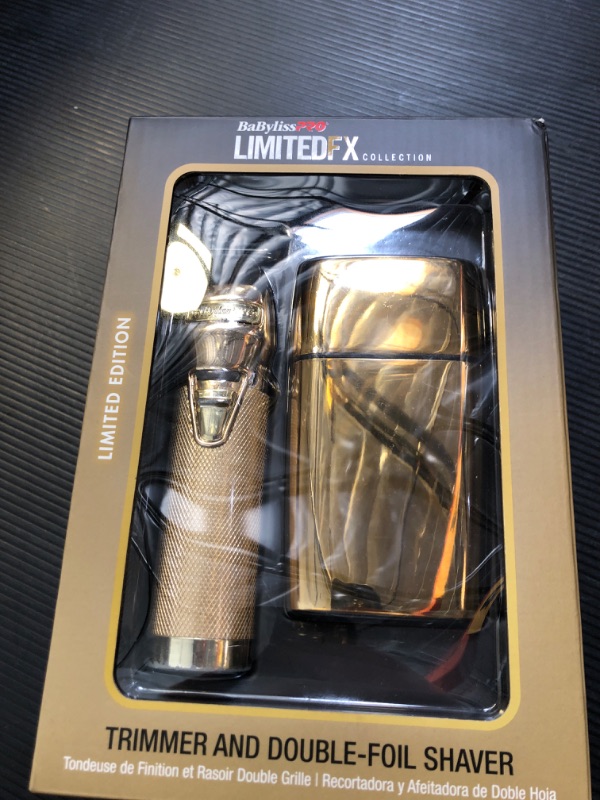 Photo 2 of BaBylissPRO LIMITEDFX Trimmer and Shaver Prepack - Gold