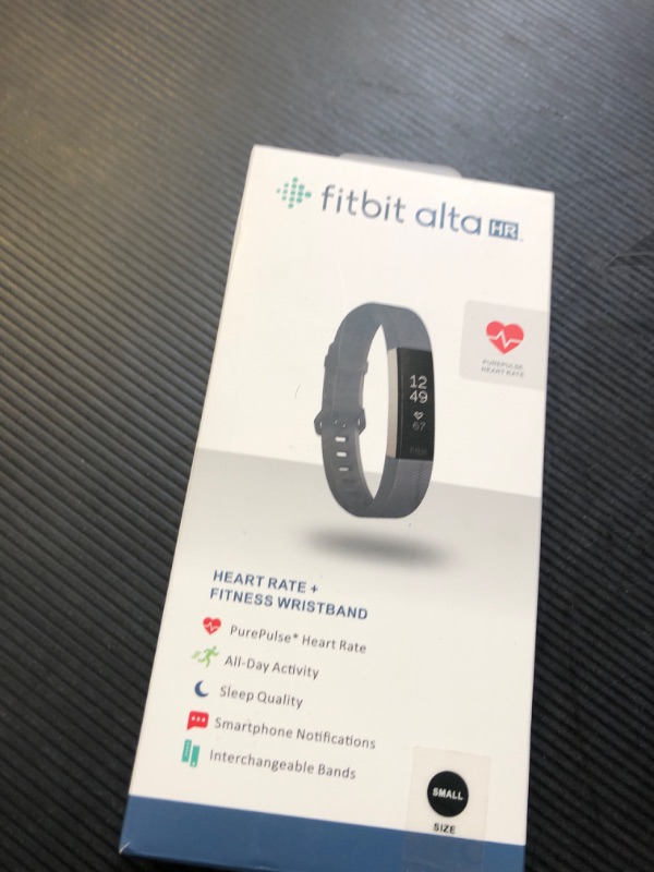 Photo 2 of Fitbit Alta HR, Black, Small (US Version)