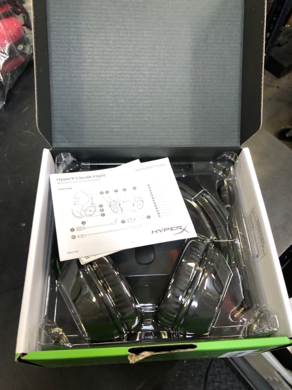 Photo 1 of HyperX CloudX Flight – Wireless Gaming Headset, Official Xbox Licensed, Compatible with Xbox One and Xbox Series X|S, Game and Chat Mixer, Memory Foam, Detachable Noise-Cancellation Microphone