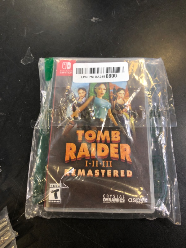 Photo 1 of Tomb Raider I-III Remastered Starring Lara Croft - Nintendo Switch
