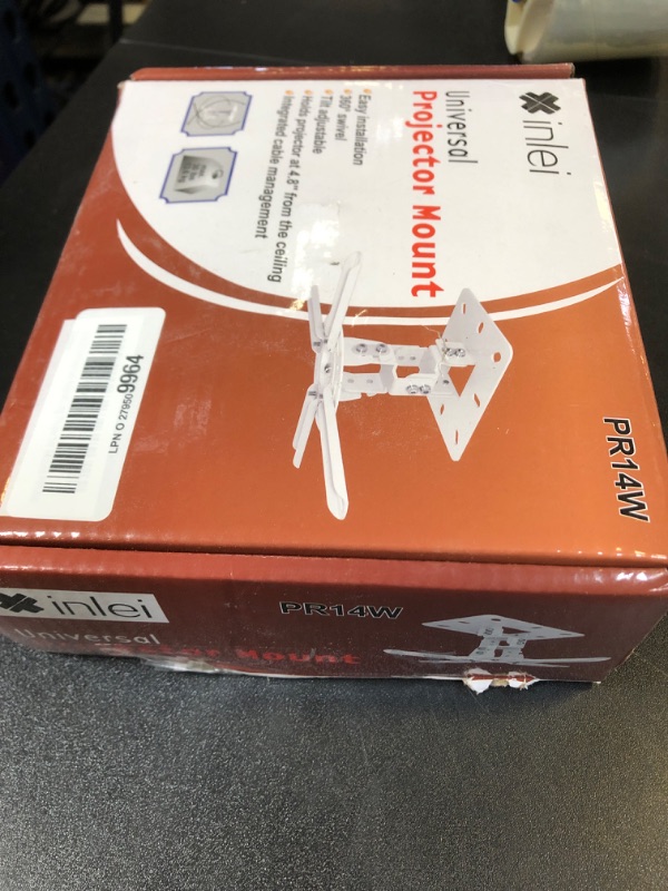 Photo 1 of XINLEI Universal Projector Ceiling Mount Low Profile Projector Mount w/Retractable Arms and Multiple Adjustment Function PR14W