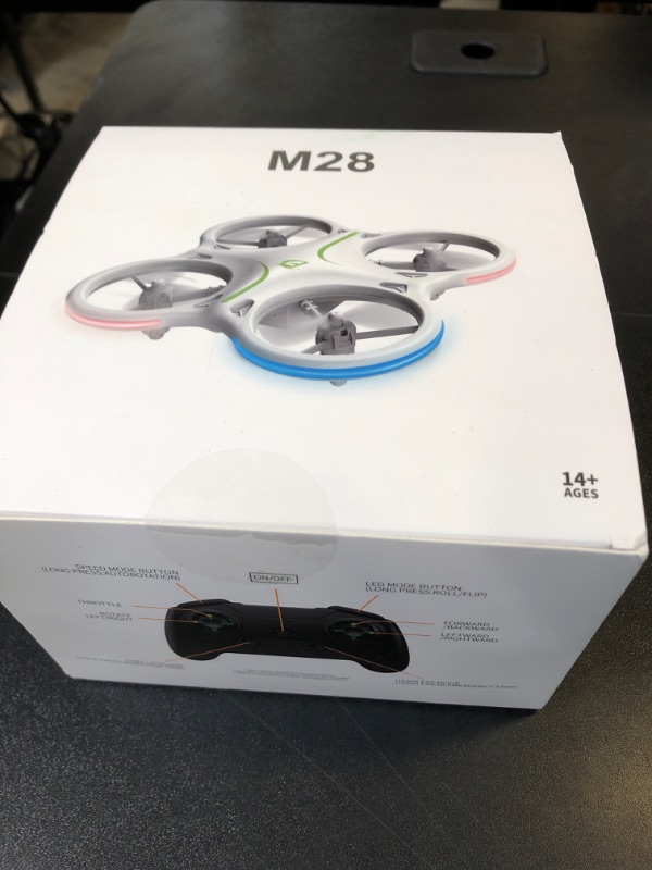 Photo 1 of Drones for kids 8-12, Drone for Kid and Beginner, Drone with Led Light, Small Indoor Rc Drone with 360 Flip, 2 Batteries, One Key Take Off Landing, Kids Flying Toy Gift for Boy and Girl