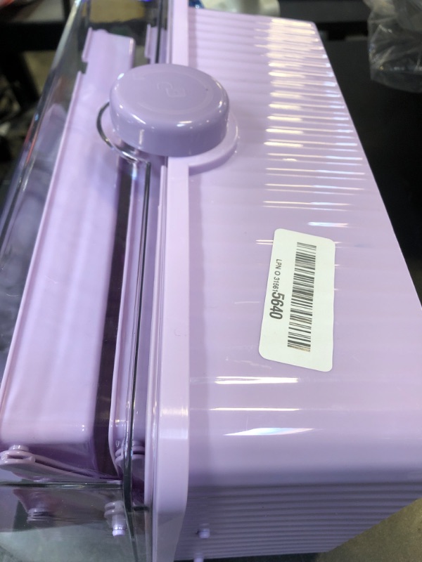 Photo 1 of Yieach 3-Layer Plastic Art Supply Storage Organizer and First aid Organizer with Portable Handled and Multipurpose Home Medication Organizer Storage Box for Ivf Must Haves Medicine Storage,Purple