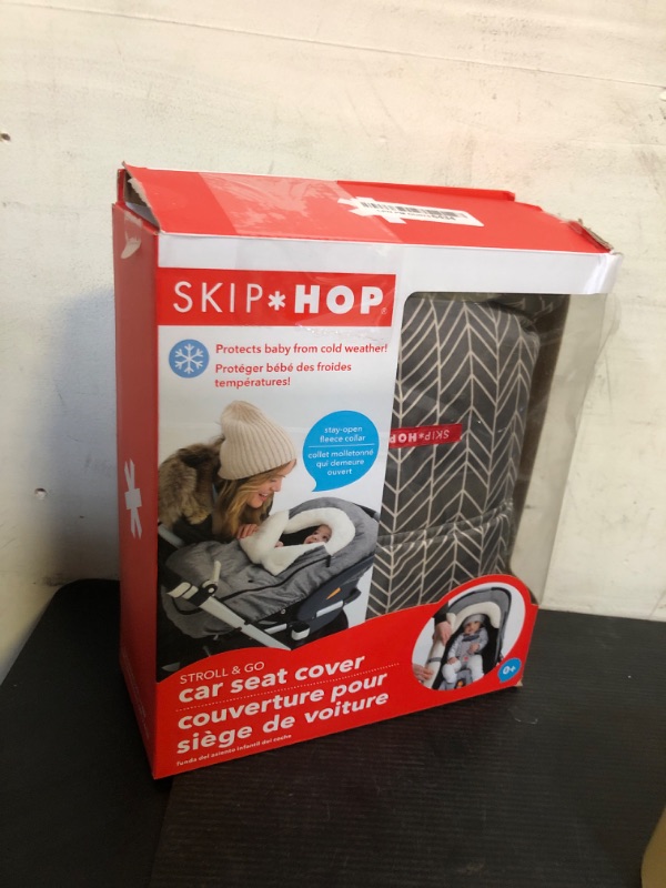 Photo 1 of Skip Hop Winter Car Seat Cover, Stroll & Go, Grey Feather