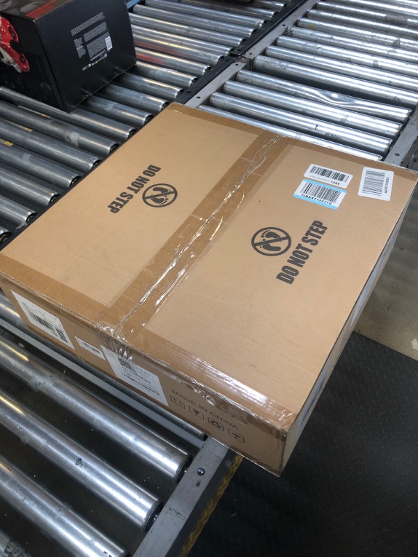 Photo 1 of LEDIARY 20 Inch Caged Ceiling Fans with Lights, White Flush Mount Ceiling Fan with Remote, Low Profile Bladeless Ceiling Fan Light Fixture for Bedroom, Kitchen, Dining Room-White Gold Color