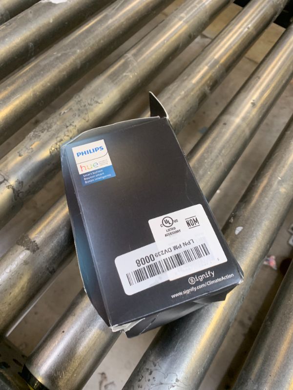 Photo 1 of Philips Hue Wireless Smart Light Switch Button, White - 1 Pack - Portable and Battery Powered - Smart Home Control - Requires Hue Bridge - Easy, No-Wire Installation