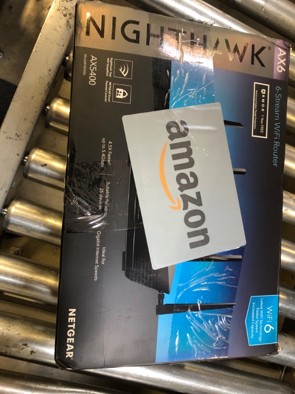 Photo 2 of NETGEAR Nighthawk 6-Stream AX5400 WiFi 6 Router (RAX50) - AX5400 Dual Band Wireless Speed (Up to 5.4 Gbps) | 2,500 sq. ft. Coverage