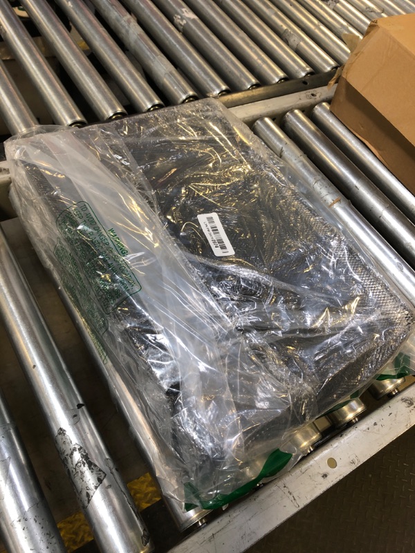 Photo 1 of MINDEPOT Computer Monitor Stands with Drawers, Metal Mesh Desktop Monitor Riser, Desk Storage Organizer with Drawers for PC, Laptop, Printer (Black)