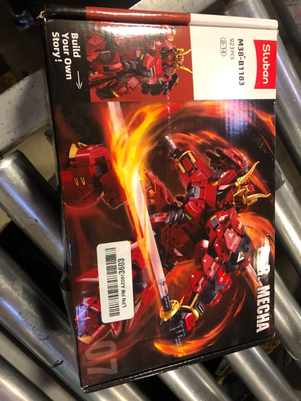 Photo 1 of Sluban Samurai Warrior Mech Building Sets, Kafei Mecha Building Toys with Double Swords, Creative Collectible Gift for Adults Man and Teens Boys, Compatible with Lego Construction Set