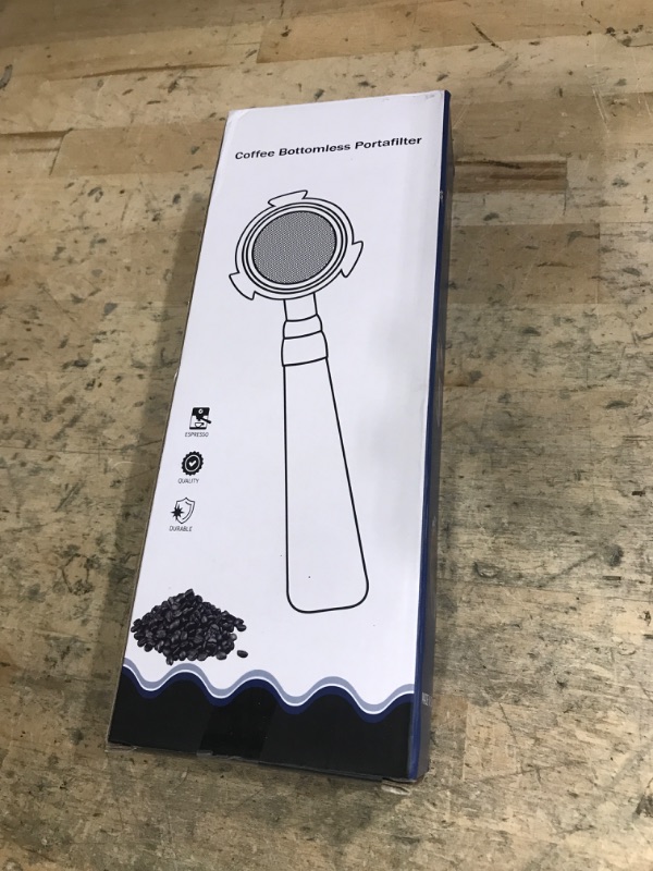 Photo 1 of 51 mm Bottomless Portafilter with Puck Screen, 3 Ears Espresso Portafilter Compatible with Delonghi Dedica EC680, EC685,SMEG & EUPA Coffee Machines,Stainless Steel Portafilter and Rosewood Handle