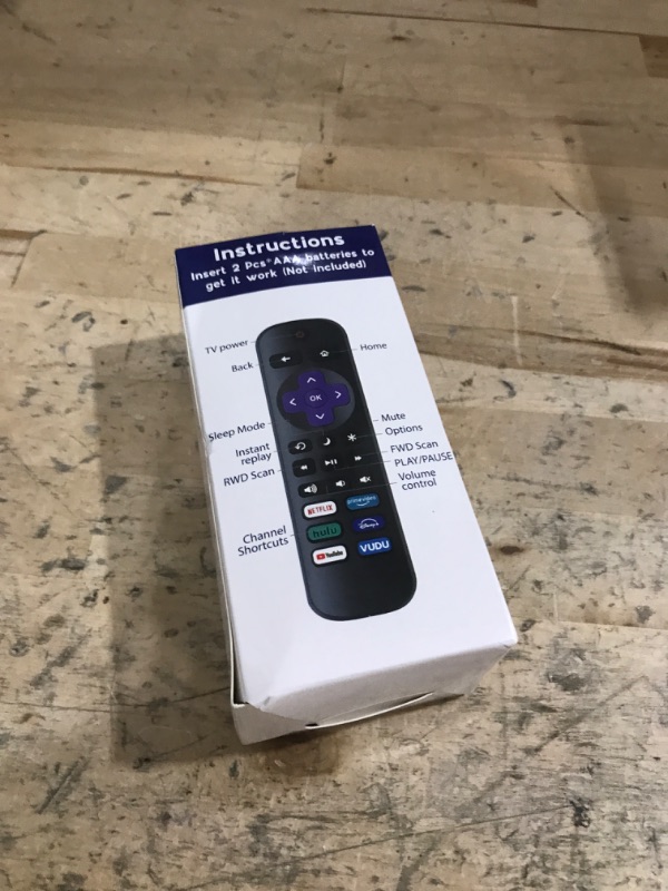 Photo 1 of 3 Pack Replacement Remote Control Only for Roku TV, Compatible with All TCL Roku/Hisense Roku/Onn Roku/Sharp Roku/Philips Roku (Not for Roku Stick, Box or Speaker)