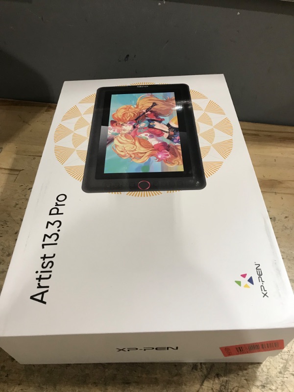 Photo 1 of XPPen Drawing Tablet with Screen Full-Laminated Graphics Drawing Monitor Artist13.3 Pro Graphics Tablet with Adjustable Stand and 8 Shortcut Keys (8192 Levels Pen Pressure, 123% sRGB)
