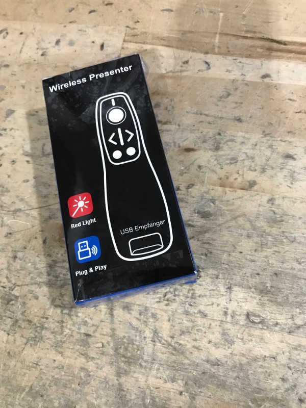 Photo 1 of 2-in-1 USB Type C Presentation Clicker Wireless Presenter Remote for PowerPoint, Powerpoint Clicker with Volume Control PowerPoint Slide Advancer for Mac, Computer, Laptop-E600