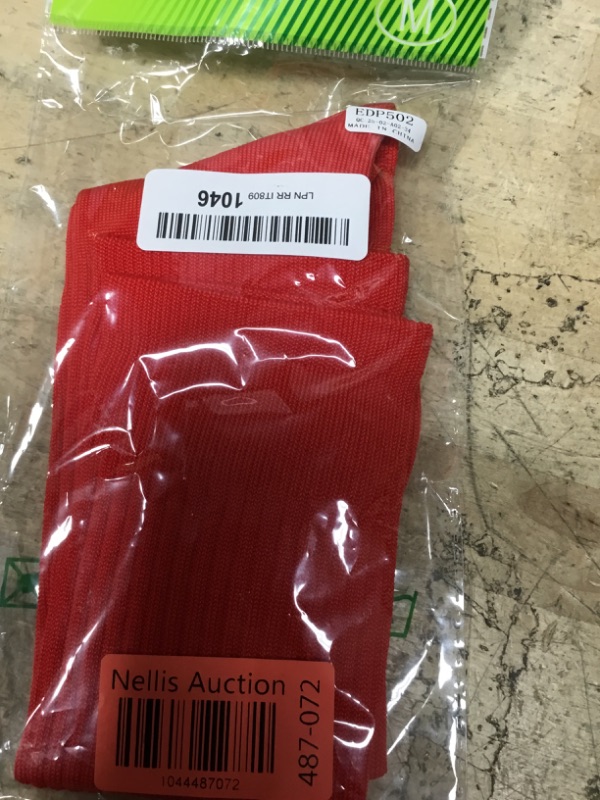 Photo 1 of *SOCKS ONLY* Dxhycc Youth Baseball Socks and Belt Combo Set Softball Baseball Socks and Elastic Waist Belt for Youth Boys Girls, Red