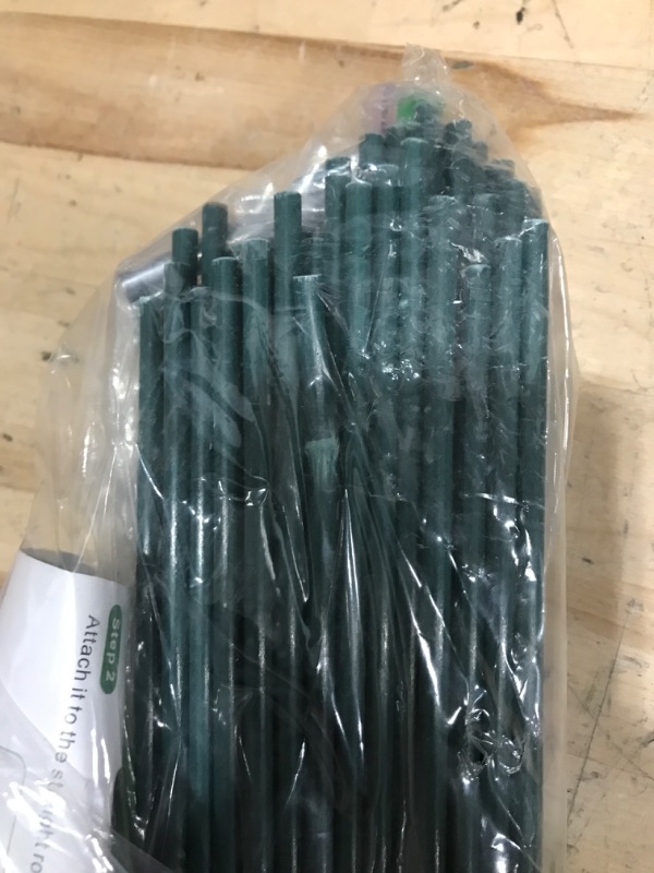 Photo 1 of 40Pcs Garden Hoops for Raised Beds, 8 Sets of 7FT Greenhouse Hoops Grow Tunnel, Rust-Free Fiberglass Support Hoops Frame for Netting Shade Cloth Cover, DIY Plant Support Garden Stakes (8 Sets)