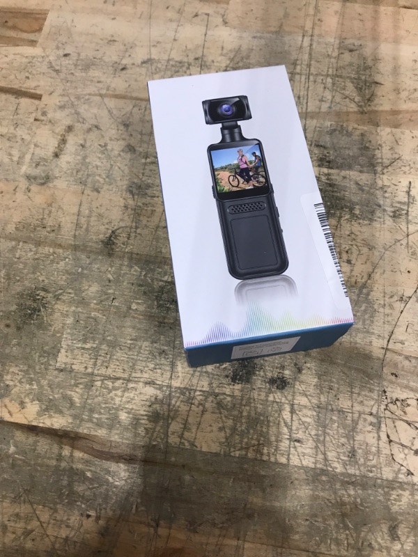 Photo 1 of Fenpos 4K Body Camera with Audio and Video Recording FHD Mini Wearable Body Worn Cam Portable Small Personal Camcorder Sport Action Outdoor Video Recorder (128GB)