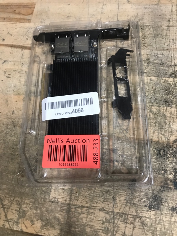Photo 1 of 10Gb Dual LAN Base-T PCI-e Network Card, Intel X540 Controller, NICGIGA 10Gbps Ethernet Adapter, 2 * 10Gbe RJ45 Port, 10G NIC Card, Support Windows/Windows Server/Linux/Vmware/ESX