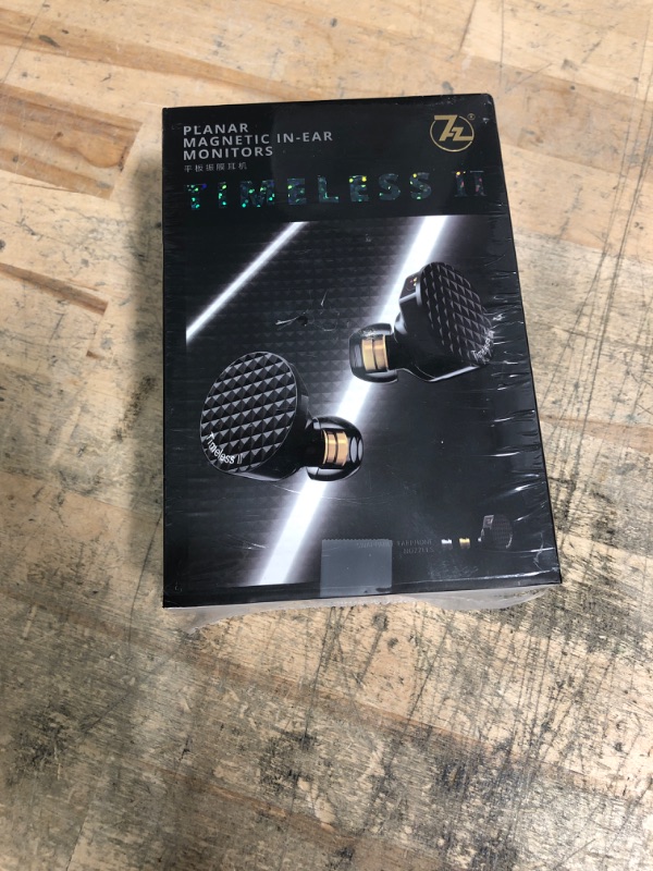 Photo 1 of **FACTORY SEALED** Linsoul 7Hz Timeless II in Ear Monitor, Upgraded 14.5mm Planar Magnetic Driver IEM, Wired Earbuds, with Tunable Nozzle and 7N OCC IEM Cable for Musician Audiophile (Timeless II)