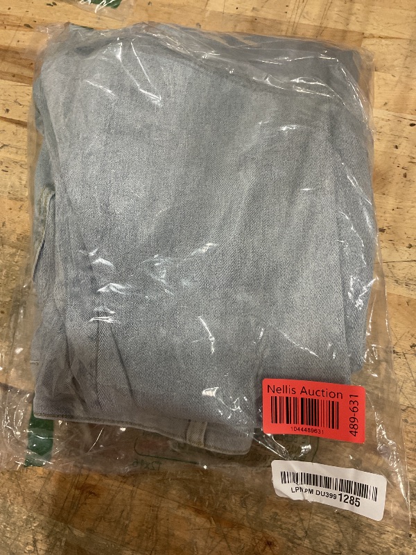 Photo 1 of (USED/FAIR) (BAGGED) (LARGE) Unybwonn Women's High Waisted Jeans Boyfriend Baggy Wide Straight Leg Casual Denim Pants Trousers LARGE