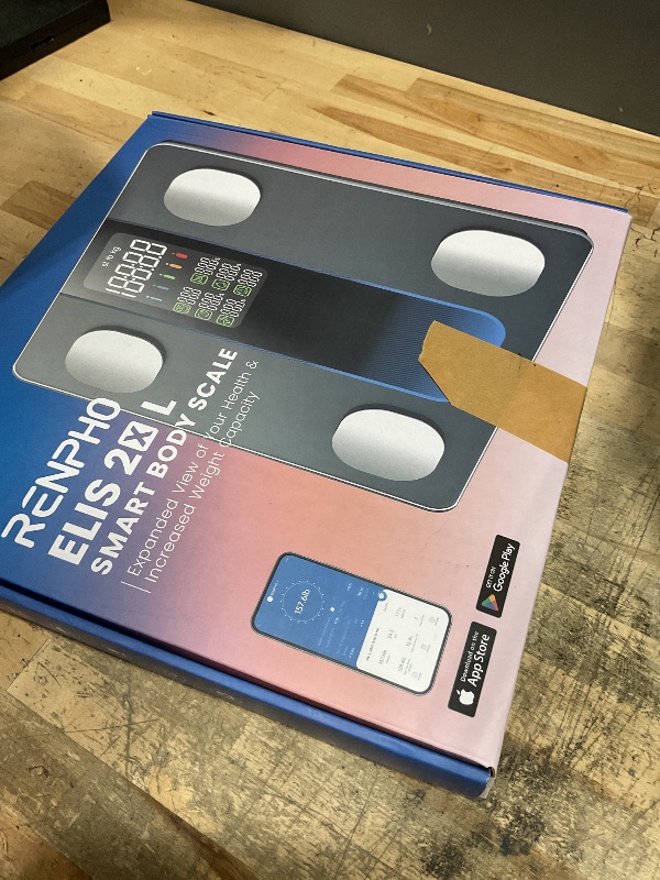 Photo 1 of RENPHO Smart Scale for Body Weight, FSA HSA Eligible, Weight Scale with 7-in-1 Large Display for BMI, Body Fat, Muscle Mass, 13 Body Composition, High Accurate Bluetooth Scale, 500lbs, 11.8", Elis 2XL