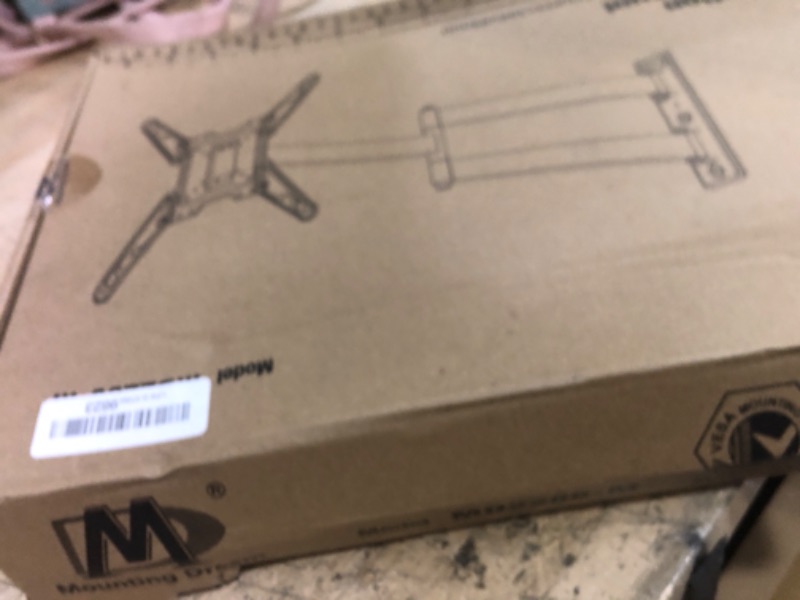 Photo 1 of (missing pieces) Mounting Dream Long Arm TV Wall Mount for Most 26-65 Inch TVs, 30 Inch Long Extension TV Mount Swivel and Tilt, Full Motion Wall Mount TV 