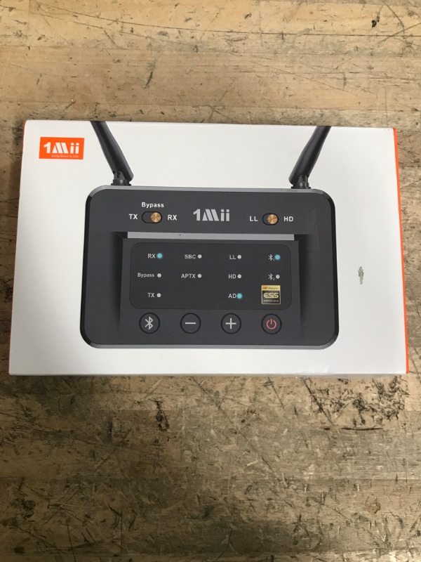 Photo 1 of 1Mii B03Pro Bluetooth 5.3 Transmitter Receiver for Home Stereo TV, HiFi Wireless Audio Adapter with Audiophile DAC & AptX HD/Low Latency, Long Range, Optical RCA AUX 3.5mm Outputs/Inputs