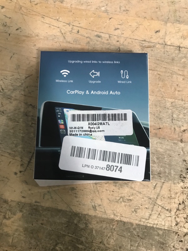 Photo 1 of 2 in 1 Mini Wireless CarPlay & Android Auto Wireless Adapter - Wireless CarPlay Adapter Converts Factory Wired CarPlay to Wireless Android Auto Car Adapter Plug and Play Compatible iPhone/Android