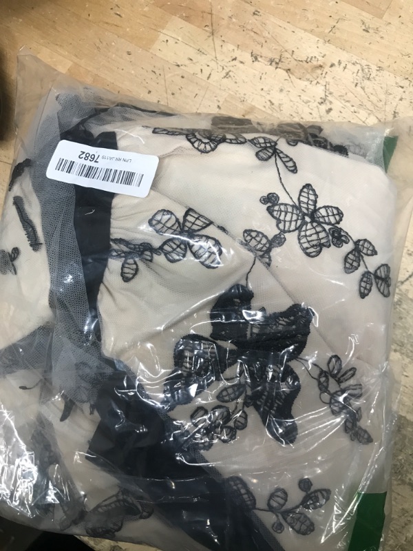 Photo 1 of (Missing belt) ABEHIK 1950s Retro Vintage Cocktail Dresses for Women 3/4 Sleeve  Casual Formal A-Line Wedding Guest Evening Party Tulle Swing Midi Dress Butterfly XXL