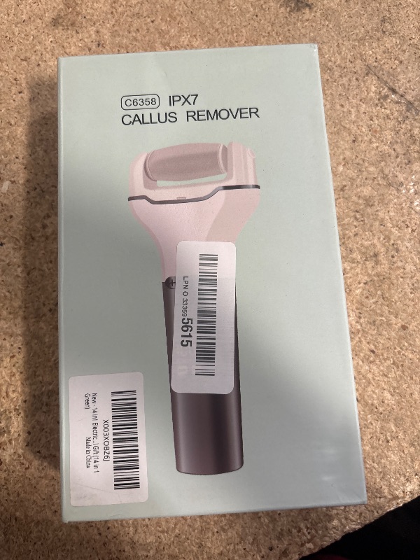 Photo 1 of *MISSING CHARGER* Electric Foot Callus Remover, Waterproof Foot Scrubber File, Rechargeable Portable Electronic Foot File, Pedicure Kits, Professional Pedicure Tools, Foot Care for Dead Skin, Ideal Gift Green