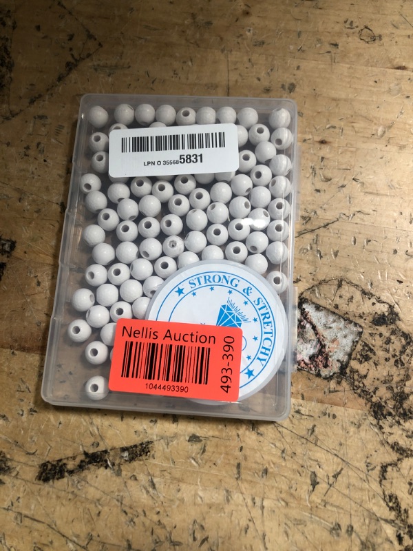 Photo 1 of 100pcs Golf Ball Beads with 5.5 Yard Elastic Rope,Acrylic Sports Beads DIY Spacer Bead for Necklace Bracelet Keychains Handmade Jewelry Making Accessories Craft Supplies,12mm (Golf)