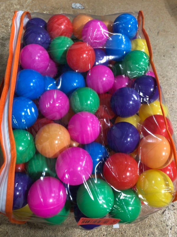 Photo 1 of (PORTION MISSING)Vanland Ball Pit Balls for Baby and Toddler Phthalate Free BPA Free Crush Proof Plastic - Multicolored Pit Balls in Reusable Play Toys for Kids with Storage Bag