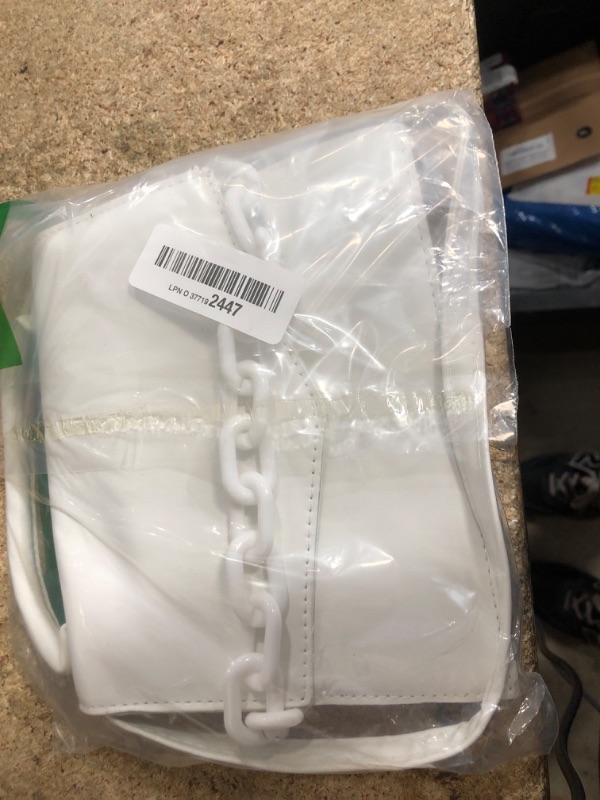 Photo 1 of (BAGGED) (USED/FAIR) BIBDOO Mini Purses for Women Small Handbag Cute Crossbody Bag (White)