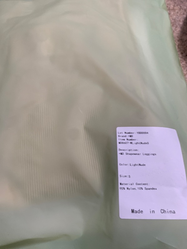 Photo 1 of +MD Shapewear for Women Tummy Control Seamless High Waisted Light Compression Footless Tights Leggings Body Shaper for HIPS and Thighs(Small,Light Nude)