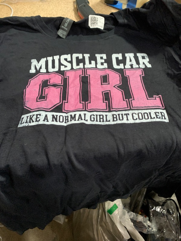 Photo 1 of  MUSCLE CAR GIRL LIKE A NORMAL GIRL BUT COOLER Jet Black  M