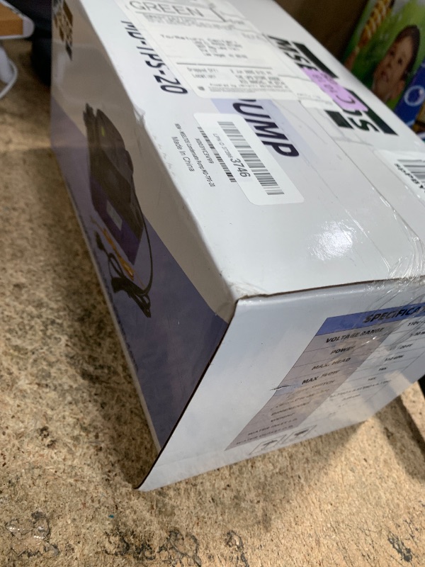 Photo 1 of *FOR PARTS ONLY* MSELTOS 1/30 HP 132 GPH 20 FT HVAC Condensate Pump with 20 FT Tubing, 115V/230V w/Automatic Safety Switch, Removal Drain Pump for Air Conditioner, Dehumidifier, Ice Maker, Furnace, Boiler