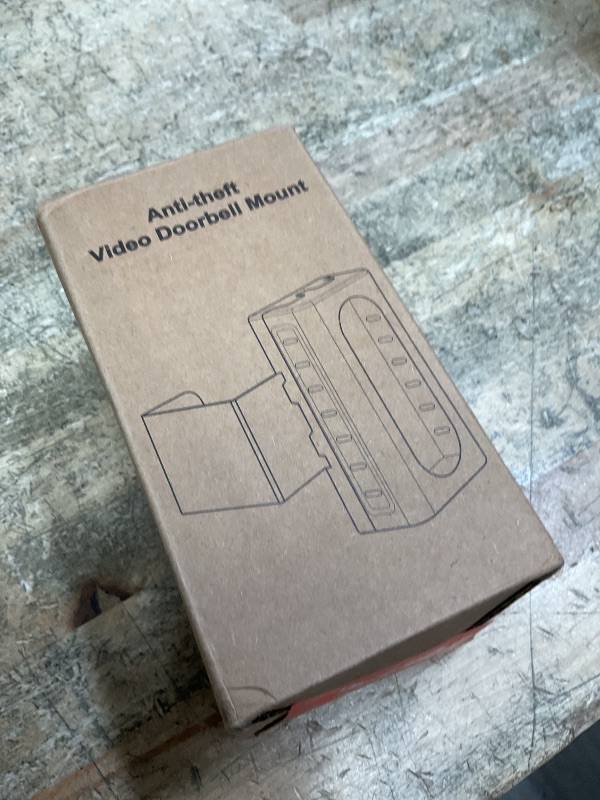 Photo 1 of *MISSING HARDWARE* QIBOX Anti-Theft Video Doorbell Mount Compatible with Ring/Blink Wireless Video Doorbell 4/3/3 Plus/2/1/(2020 Release), Adjustable No-Drill Mounting Bracket Wedge Adapter Holder Accessories