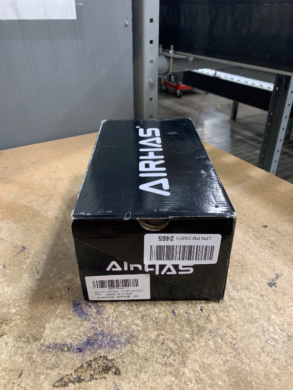 Photo 1 of (9.0) (SIGNS OF USE) AIRHAS Men's Barefoot Shoes Zero Drop Workout Minimalist Gym Shoes for Men Deadlift Cross Training Sneakers (Light Grey,9.0)