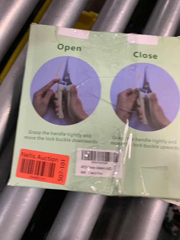Photo 1 of ***(MISSING 1)***4PACK Pruning Shears, Stainless Steel Garden Shears, Sharp Handhled Gardening Scissors, Bypass & Straight Blade Garden Clippers for Plants, Flowers, Fruits Trees, Gardening Gifts for Women & Men