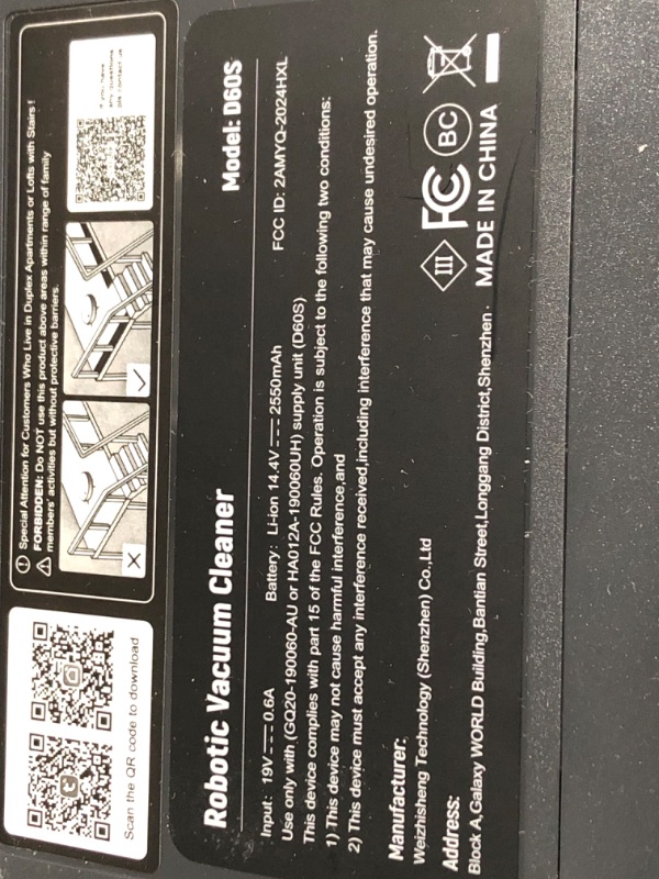 Photo 1 of *BRAND NEW* Robot Vacuum and Mop, Mapping Robotic Vacuums Cleaner with LiDAR Navigation Smart & Strong Suction, WiFi/App/Alexa/Voice Control, Obstacle Avoidance, for Home, Wood/Hard Floors, Pet Hair -Grey