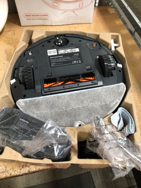 Photo 1 of *BRAND NEW* Robot Vacuum and Mop, Mapping Robotic Vacuums Cleaner with LiDAR Navigation Smart & Strong Suction, WiFi/App/Alexa/Voice Control, Obstacle Avoidance, for Home, Wood/Hard Floors, Pet Hair -Grey