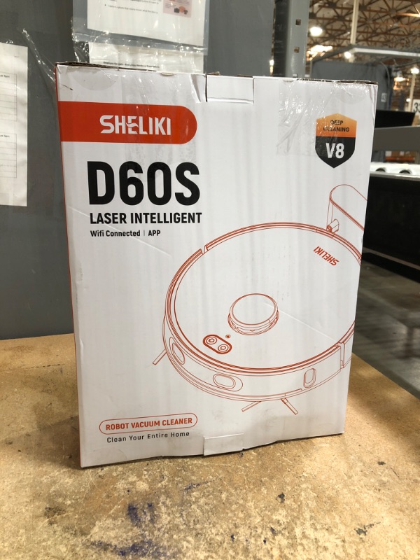 Photo 1 of *BRAND NEW* Robot Vacuum and Mop, Mapping Robotic Vacuums Cleaner with LiDAR Navigation Smart & Strong Suction, WiFi/App/Alexa/Voice Control, Obstacle Avoidance, for Home, Wood/Hard Floors, Pet Hair -Grey