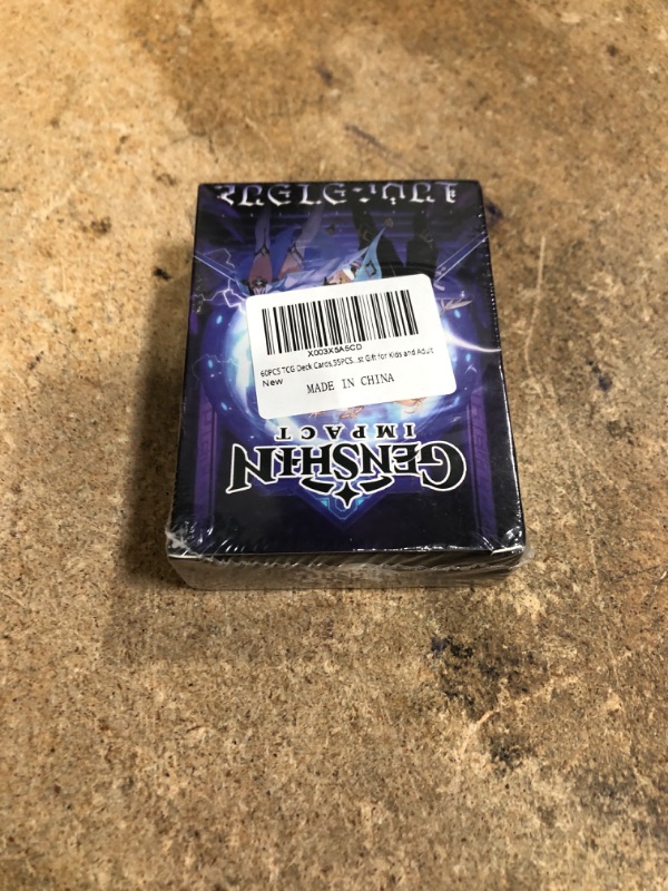 Photo 1 of 60PCS TCG Deck Cards,55PCS Ultra Rare Card and 5Pcs Random UTR with Gilded Text English Version TCG Collection Kamisato Ayaka ZhongLI, Collectible,Best Gift for Kids and Adult