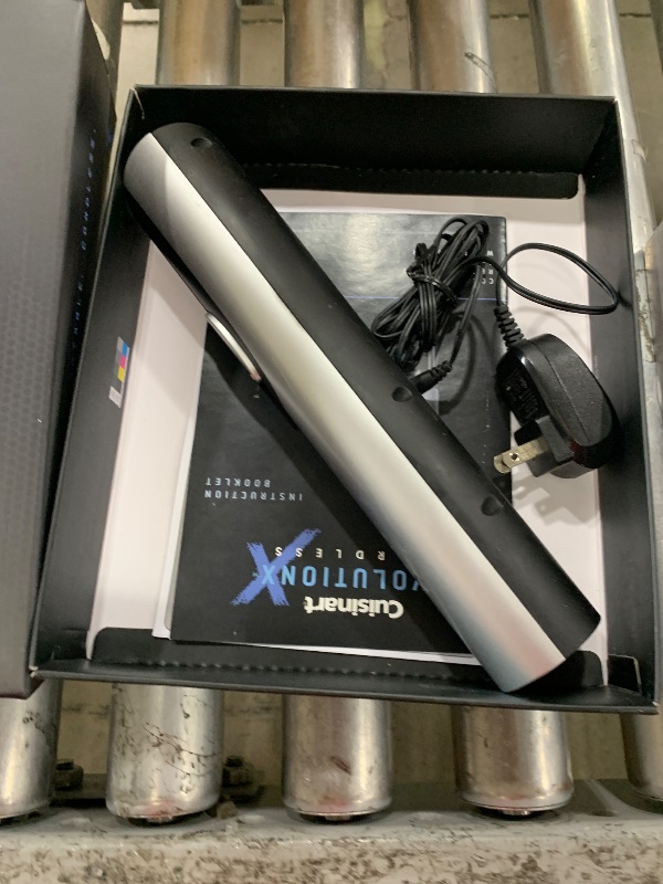 Photo 1 of ******************MISSING THE POWER STATION*********
Oster Cordless Electric Wine Bottle Opener with Foil Cutter FFP One Silver