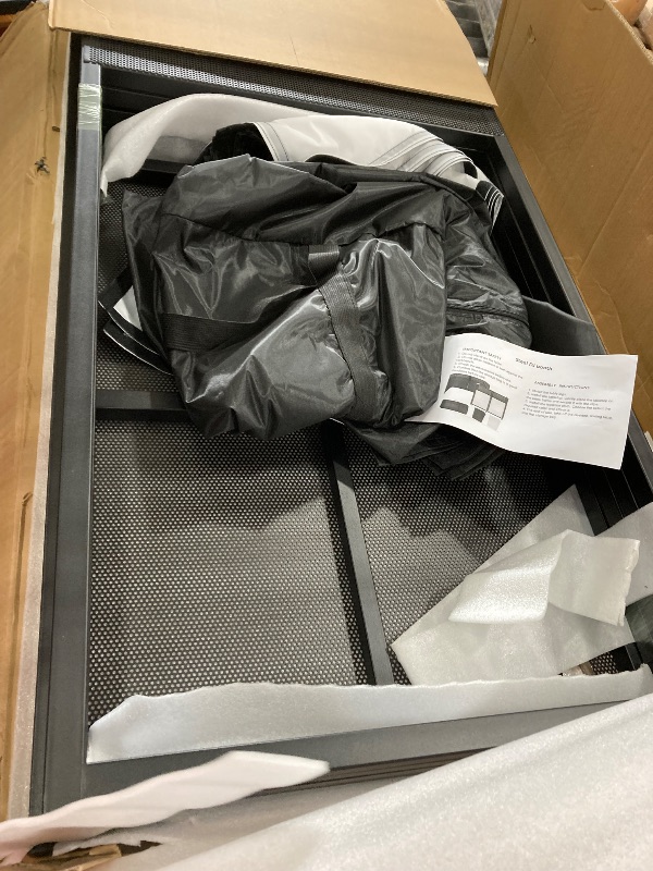 Photo 1 of ***PARTS ONLY**AxcessAbles Portable DJ Facade Booth with Black and White Lighting Scrims, Carry Cases | Standing DJ Table - 40" x 20" | DJ Controller Stand | Recording Mixer Stand| DJ Booth (ES-01)

