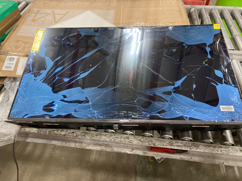 Photo 1 of **SMASHED SCREEN FINAL SALE**Hisense 40-Inch Class A4 Series FHD 1080p Smart Roku TV with Alexa Compatibility (40A4NR) - Dolby Audio, Slim Bezel Design, Google Assistant