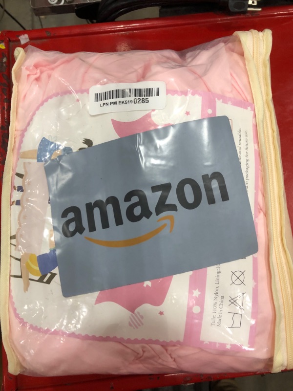 Photo 1 of 2 Packs Pink Table Clothes for 6 Foot Rectangle Tables, One-Piece Wrinkle Resistant Stretch Spandex Table Covers with Skirt for Event Banquet Wedding Birthday Party