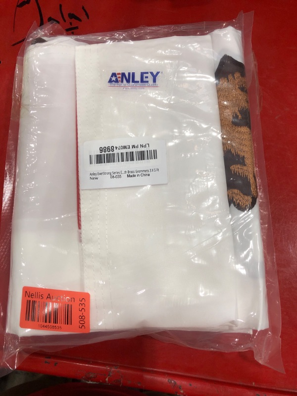 Photo 1 of Anley EverStrong Series Embroidered California State Flag 3x5 Feet - Embroidery & Heavy Duty Canvas Header - 4 Rows of Lock Stitching - Nylon Californian CA Flags with Brass Grommets 3 X 5 Ft