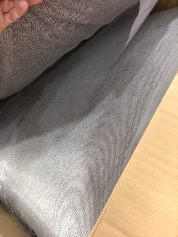 Photo 1 of **********IMCOMPLETE, THIS IS ONLY THE CUSHIONS FOR THE COUCH********
Mixcous Queen Size Pull Out Sofa Bed, 2 in 1 Convertible Sleeper Sofa Couch with Pullout Bed, Memory Foam Mattress for Living Room Office, Space-Saving, Light Grey
